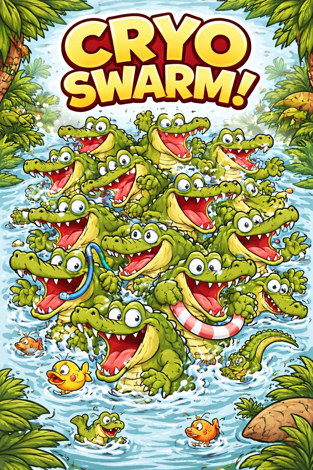Crocodile Swarm